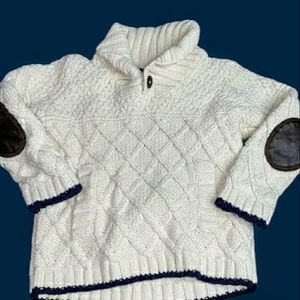 Newton Trading Co little girls white sweater size 5T